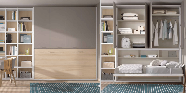 Maximizar el espacio en tu hogar con camas abatibles